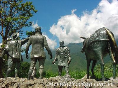 Parque Los Conquistadores en Mrida, Venezuela